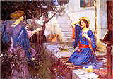 Annunciation by Waterhouse