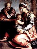 Holy Family by Andrea Del Sarto