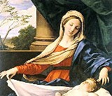 The Virgin with the Sleeping Christ Child by Giovanni Battista Salvi