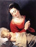 Virgin and Child by Rubens