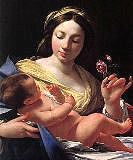 Virgin and Child by Vouet