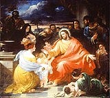 Christ Blessing the Children by Benjamin Robert Hayden