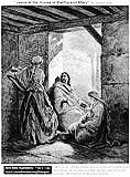 Jesus at the House of Mary and Martha by French artist Gustav Dore, courtesy of Creationism.org