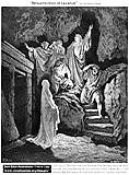 Resurrection of Lazarus by French artist Gustav Dore, courtesy of Creationism.org