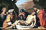 The Entombment of Christ by Guercino