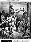 The Erection Of The Cross by French artist Gustav Dore, courtesy of Creationism.org