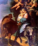 The Flight into Egypt by Carducho
