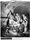 The Nativity by French artist Gustav Dore, courtesy of Creationism.org