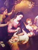 Virgin and Child with Angels by Murillo